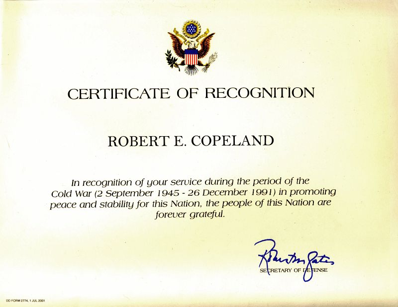 Cold War Recognition