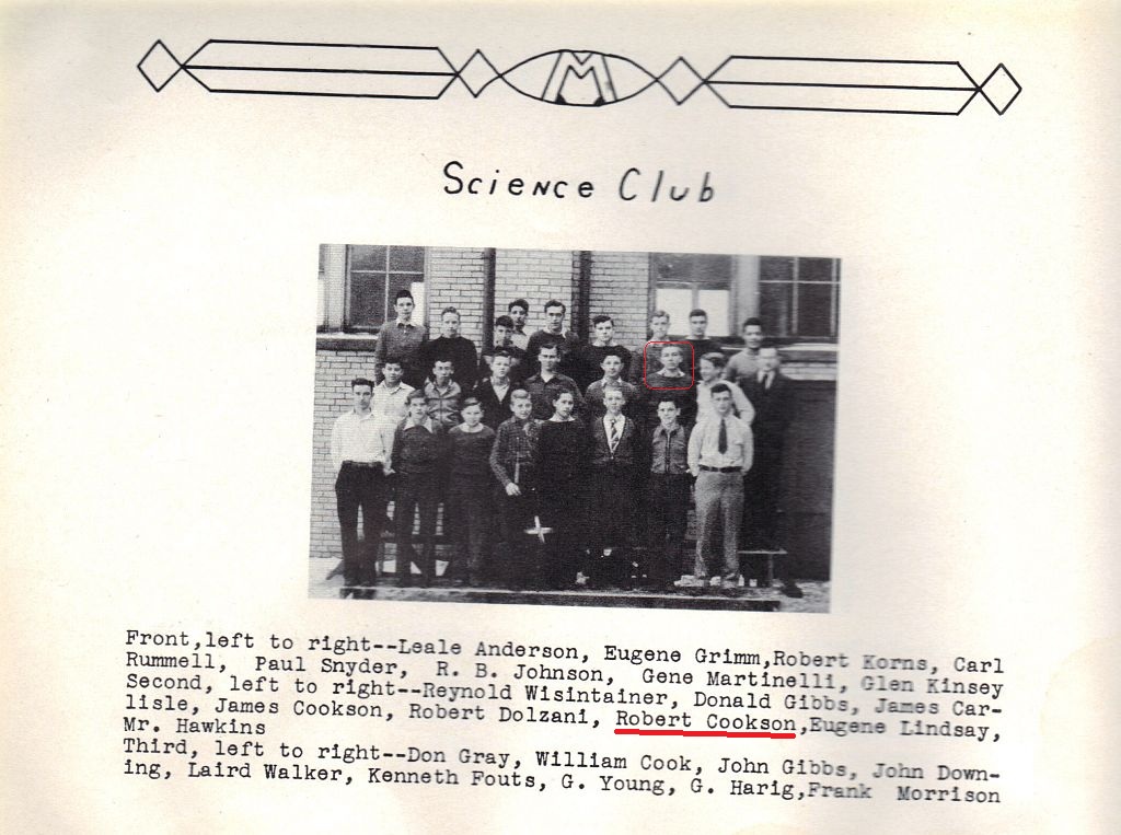 Midvale Sciene Club 1940