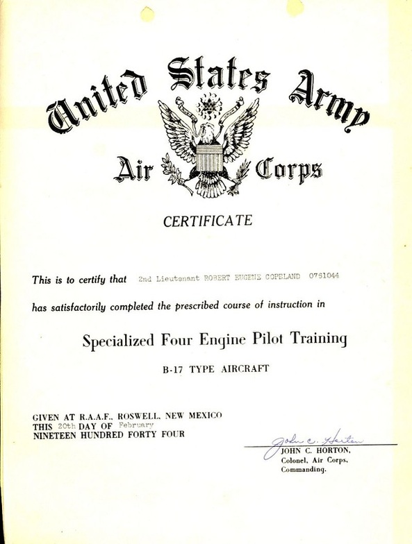 B-17 Training Feb. '44